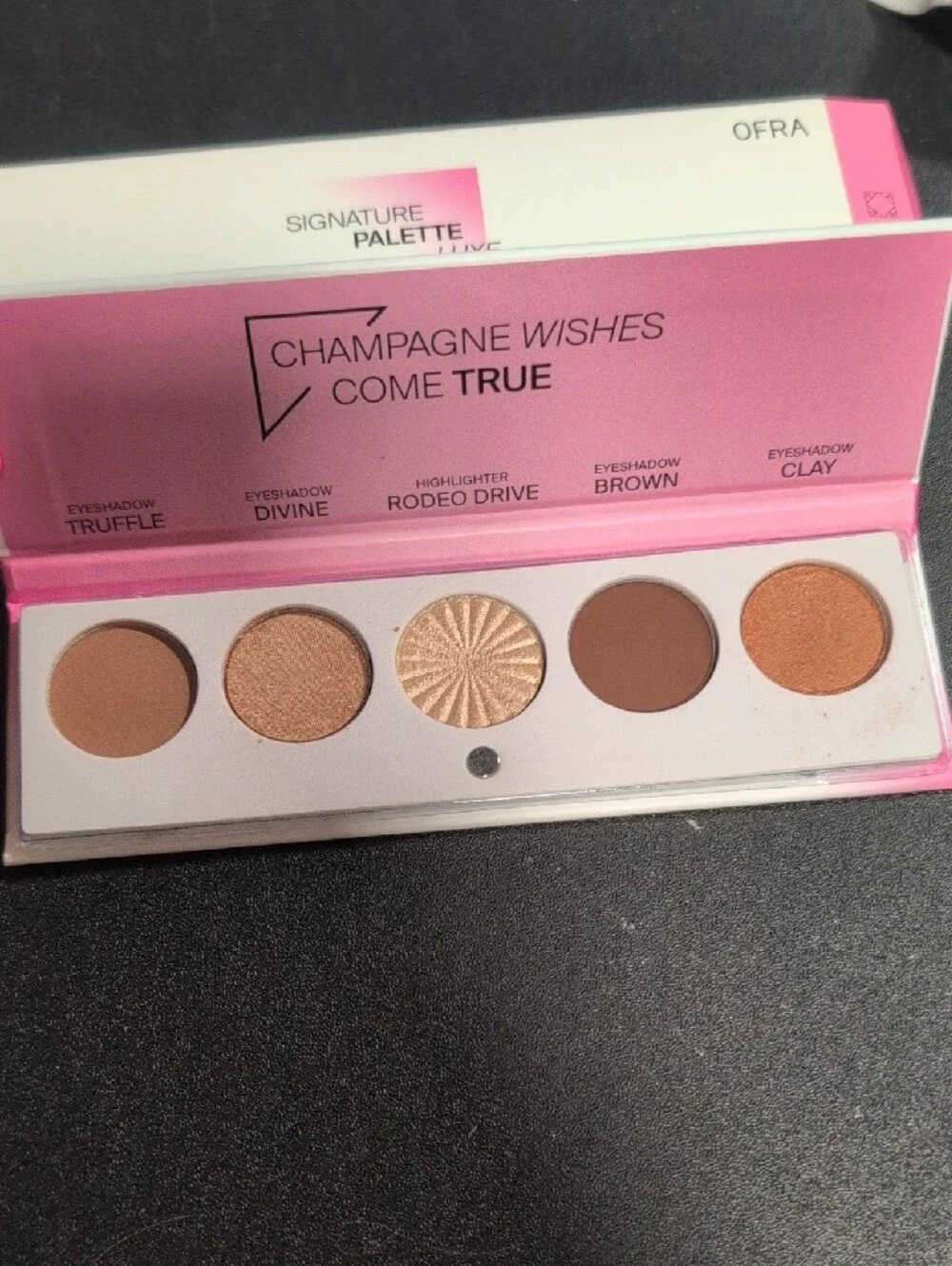 OFRA Signature Palette Luxe Eyeshadow - Pink & White Packaging